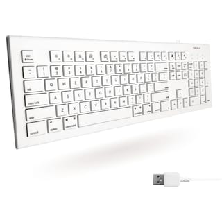 Foto 1 | Foto 1 | Teclado Macally Usb De Tamaño Completo Con Cable Para Mac Y Pc - Venta Internacional.