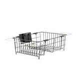 Escurridor De Trastes De Acero Recubierto Gris