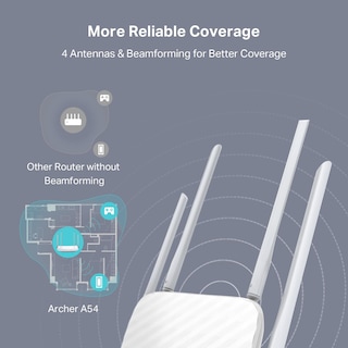 Foto 4 | Foto 4 | Router Wifi Tp-link Ac1200 Archer A54 De Doble Banda 1200 Mbps - Venta Internacional.