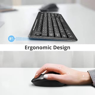 Foto 5 | Foto 5 | Set De Teclado Y Ratón Inalámbrico Siig Jk-wr0t12-s1 102 Teclas - Venta Internacional.