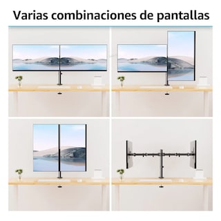 Foto 2 | Foto 2 | ''soporte De Monitor Mountup De Doble Brazo Para 13-32 Negro ''