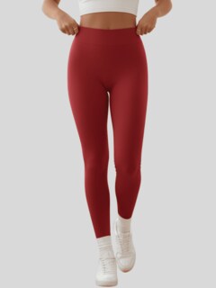 Foto 5 | Foto 5 | Legging De Mujer Mallones Leggins Mayon Lic-071 Rojo Mallas Térmico