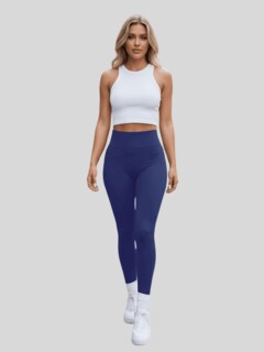 Foto 5 | Foto 5 | Legging De Mujer Mallones Leggins Mayon Lic-071 Marino Mallas Térmico