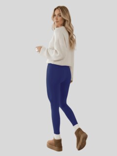 Foto 6 | Foto 6 | Legging De Mujer Mallones Leggins Mayon Lic-071 Marino Mallas Térmico