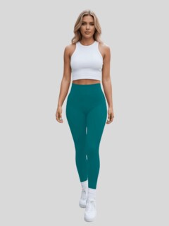 Foto 5 | Foto 5 | Legging De Mujer Mallones Leggins Mayon Lic-071 Verde Jade Mallas Térmico