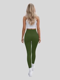 Foto 3 | Foto 3 | Legging De Mujer Mallones Leggins Mayon Lic-071 Verde Militar Mallas Térmico