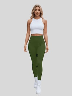 Foto 5 | Foto 5 | Legging De Mujer Mallones Leggins Mayon Lic-071 Verde Militar Mallas Térmico