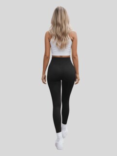 Foto 3 | Foto 3 | Legging De Mujer Mallones Leggins Mayon Lic-071 Negro Mallas Térmico