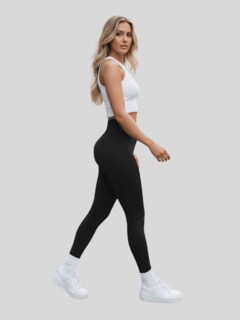 Foto 4 | Foto 4 | Legging De Mujer Mallones Leggins Mayon Lic-071 Negro Mallas Térmico