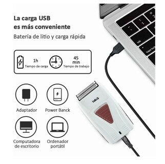 Foto 2 | Foto 2 | Rasuradora De Barba Blanco 100 V/240 V Blanca