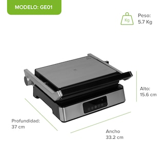 Foto 2 | Foto 2 | Parrilla Avera Ge01 Grill Sandwichera con Placas Intercambiables 3 en 1