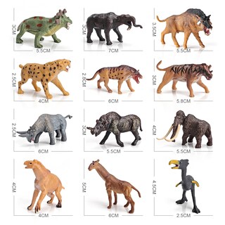 Foto 2 | Foto 2 | Juego De Figuras De Animales Prehistóricos 24 Piezas Juego De Pvc Para Niños - Venta Internacional.
