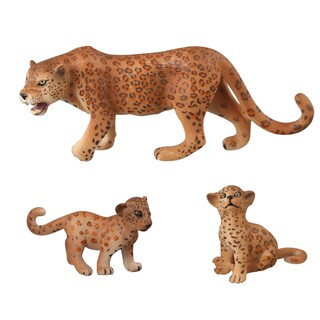 Foto 2 | Foto 2 | Juego De Figuras Leopard Family De Pvc 4 Piezas Educativas Para Niños A Partir De 3 Años - Venta Internacional.
