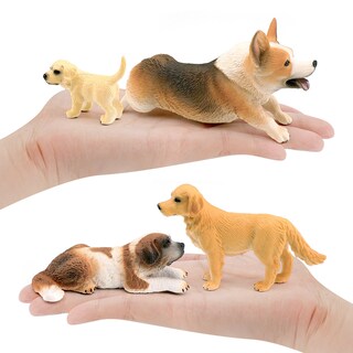 Foto 3 | Foto 3 | Juego De Figuras De Perro Realista De Plástico Pvc 8 Piezas Para Niños Y Decoración - Venta Internacional.