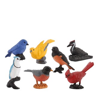 Foto 1 | Foto 1 | Juego De Figuras De Pájaros En Miniatura 7 Piezas Realistas De Pvc - Venta Internacional.