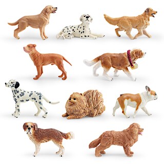 Foto 1 | Foto 1 | Juego De Figuras De Perros Realistas De Animales De Pvc 10 Unidades - Venta Internacional.