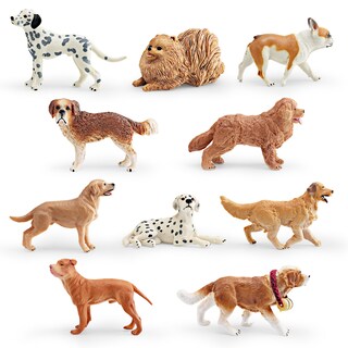 Foto 3 | Foto 3 | Juego De Figuras De Perros Realistas De Animales De Pvc 10 Unidades - Venta Internacional.