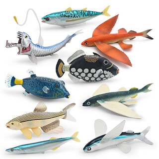 Foto 1 | Foto 1 | Set De Juguetes Con Figuras Realistas De Peces Del Océano 9 Unidades Para Niños De Más De 3 Años - Venta Internacional.