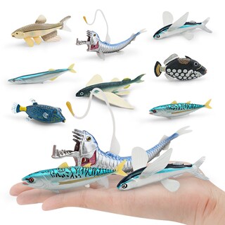 Foto 2 | Foto 2 | Set De Juguetes Con Figuras Realistas De Peces Del Océano 9 Unidades Para Niños De Más De 3 Años - Venta Internacional.