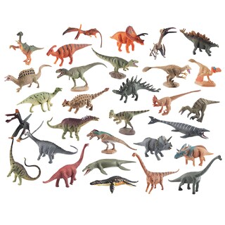 Foto 1 | Foto 1 | Juego De Minifiguras De Dinosaurios 30 Piezas Juguetes Realistas De Pvc Para Niños De 2 A 18 5 Cm - Venta Internacional.