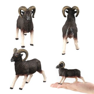 Foto 2 | Foto 2 | Juego De Figuras De Animales Salvajes Africanos 6 Piezas Con Cebra Antílope Y Carnero - Venta Internacional.