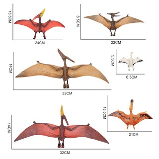 Foto 3 | Foto 3 | Set De Figuras De Pterosaurio Realista Dinosaurio Pterodáctilo Para Niños X6 - Venta Internacional.