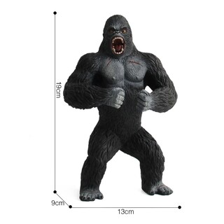 Foto 3 | Foto 3 | Set De Figuras Gorilla X2 Estilo Wild King Kong Pvc 19 Cm - Venta Internacional.