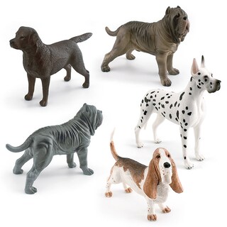 Foto 2 | Foto 2 | Juego De Figuras De Perro Realista 5 Unidades Modelos De Pvc Para Niños Mayores De 3 Años - Venta Internacional.