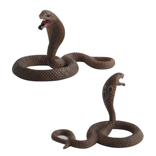 Foto 2 | Foto 2 | Juego De Figuras De Animales 9 Piezas Serpiente Realista Pvc Cobra Y Pitón - Venta Internacional.