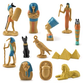 Foto 1 | Foto 1 | Set De Figuras Del Antiguo Egipto Pvc Dioses Egipcios Faraón Niños - Venta Internacional.