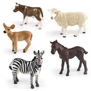 Foto 1 | Foto 1 | Juego De Figuras De Animales Salvajes Modelo Pvc 5 Piezas Para Niños Mayores De 3 Años - Venta Internacional.