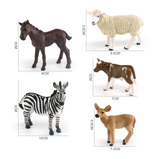 Foto 2 | Foto 2 | Juego De Figuras De Animales Salvajes Modelo Pvc 5 Piezas Para Niños Mayores De 3 Años - Venta Internacional.