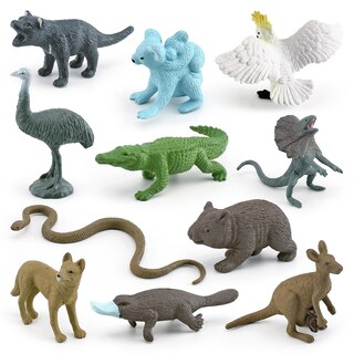 Foto 1 | Foto 1 | Set De Figuras Australian Wildlife 11 Piezas De Pvc Para Educación Infantil - Venta Internacional.
