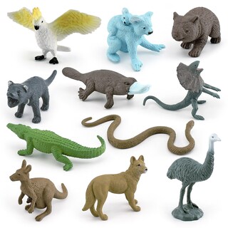 Foto 3 | Foto 3 | Set De Figuras Australian Wildlife 11 Piezas De Pvc Para Educación Infantil - Venta Internacional.