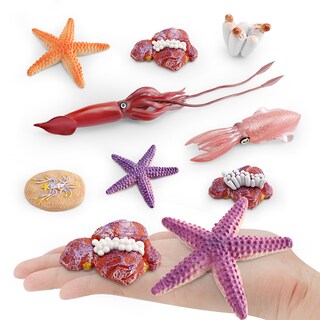 Foto 2 | Foto 2 | Juego De Figuras De Animales Marinos Realistas De Pvc Para Decoración Infantil De 15 Piezas - Venta Internacional.