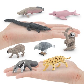 Foto 2 | Foto 2 | Juego De Figuras South American Wildlife 8 Piezas Juguete De Pvc Para Niños - Venta Internacional.