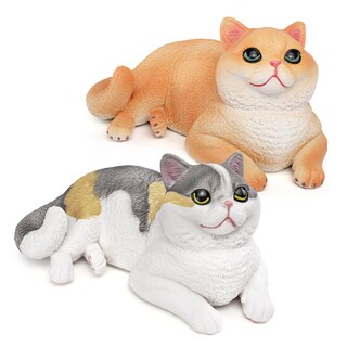 Foto 1 | Foto 1 | Juego De Figuras Realistic Cat 2 Piezas Pvc Colección De Mascotas Decoración Para Niños - Venta Internacional.