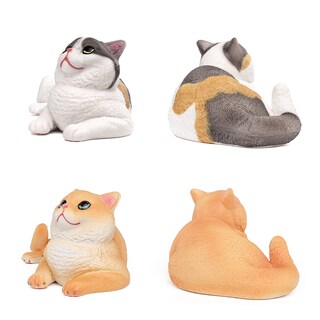 Foto 2 | Foto 2 | Juego De Figuras Realistic Cat 2 Piezas Pvc Colección De Mascotas Decoración Para Niños - Venta Internacional.