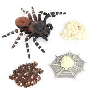 Foto 1 | Foto 1 | Set De Figuras Velvet Spider Growth Cycle 4 Piezas Pvc Para Niños - Venta Internacional.