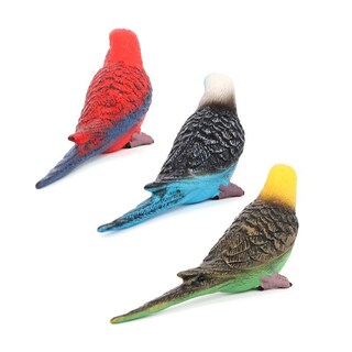 Foto 2 | Foto 2 | Juego De Figuras Colorful Parrot De 3 Piezas Con Rojo Azul Y Verde - Venta Internacional.