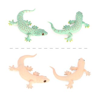 Foto 2 | Foto 2 | Set De Figuras Realistas De Reptil De Pvc Con Forma De Geco Y Lagarto 4 Piezas - Venta Internacional.