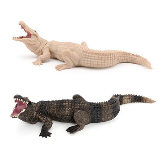 Foto 1 | Foto 1 | Set De Figuras Realistas De Cocodrilo Y Caimán De 6 A 20 Cm Pvc 2 Unidades - Venta Internacional.