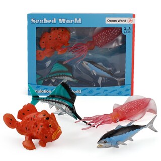 Foto 2 | Foto 2 | Set De Figuras De Animales Marinos Realistas De Pvc Con Forma De Vida Marina 19 Piezas - Venta Internacional.