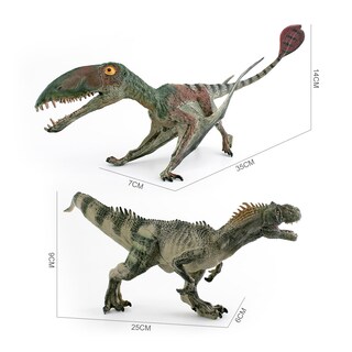 Foto 3 | Foto 3 | Set De Figuras De Dinosaurios Jurassic Pteranodon Dimorphodon Pvc - Venta Internacional.