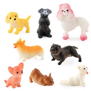 Foto 1 | Foto 1 | Set De 8 Figuras De Perro Realistas En Miniatura Para Niños Y Coleccionistas - Venta Internacional.