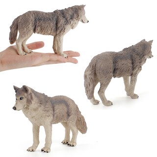 Foto 2 | Foto 2 | Juego De Figuras De La Familia Wolf 5 Piezas Realistas De Pvc Con Forma De Animal Salvaje - Venta Internacional.