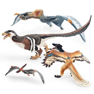Foto 1 | Foto 1 | Set De Figuras De Dinosaurios Archaeopteryx Pteranodon Velociraptor - Venta Internacional.