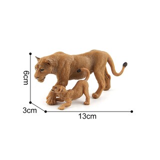Foto 3 | Foto 3 | Set De Figuras De Pvc Con Forma De Animal Realista De La Familia Del León Para Niños De Más De 3 Año - Venta Internacional.