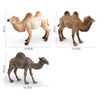 Foto 3 | Foto 3 | Set De Figuras Realistas De Camello De Pvc Con Forma De Animal Del Desierto Para Niños De 3 Años O M - Venta Internacional.
