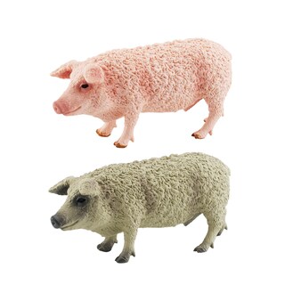 Foto 1 | Foto 1 | Set De Figuras Farm Pig 2 Piezas De Pvc Realista Para Adultos Y Bebés - Venta Internacional.